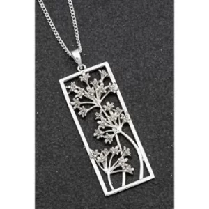 Image of Botanical Silver Plated Agapanthus Necklace