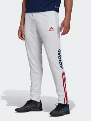 Image of adidas Tiro Wording Tracksuit Bottoms, White Size M Men