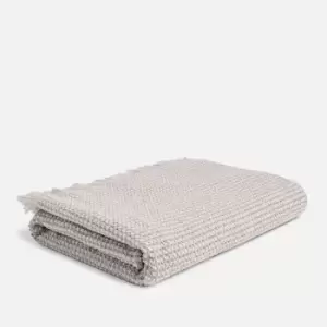 Image of in home Recycled and Organic Cotton Bath and Beach Towel - 70 x 140 - Grey