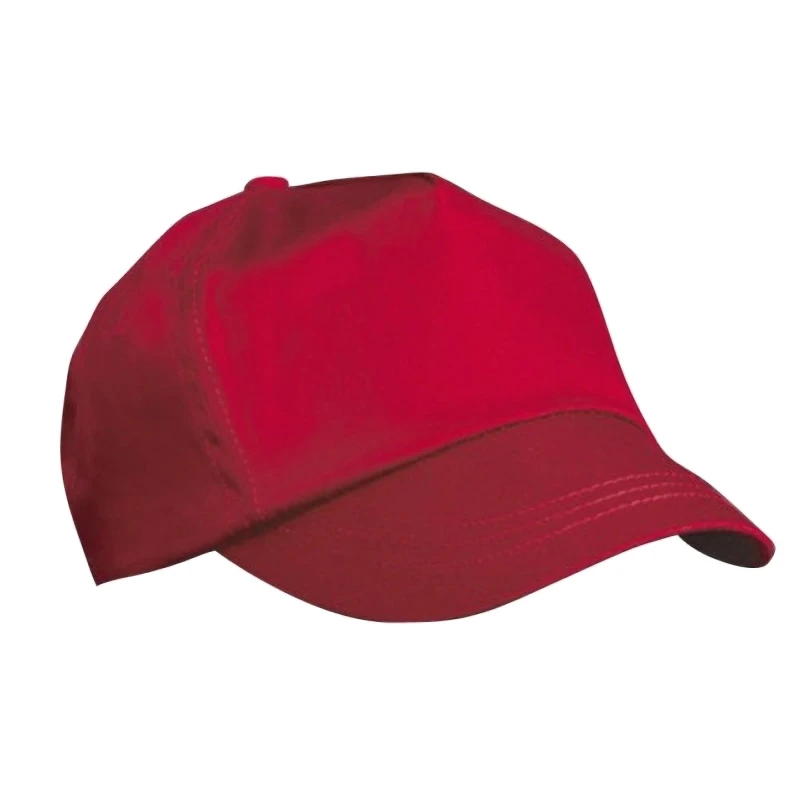 Image of Result Plain Basebll Cap Pack of 2 in Red Red Unisex One Size