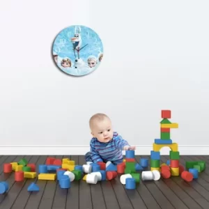 Image of MSCO-12 Multicolor Frozen Decorative MDF Clock