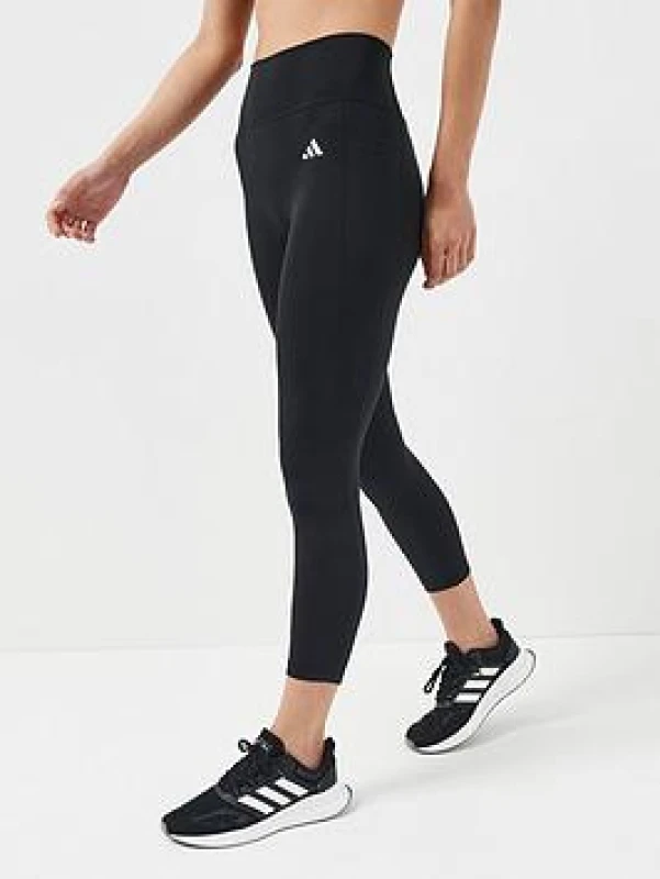 Image of Womens 7/8 leggings adidas Optime Essentials Noir Female L