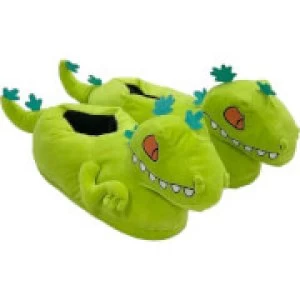 Image of Rugrats Reptar Plush Slippers - L-XL