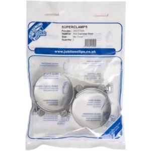 Image of JSC73 (68-73MM) M/S Zinc Plate Superclamp