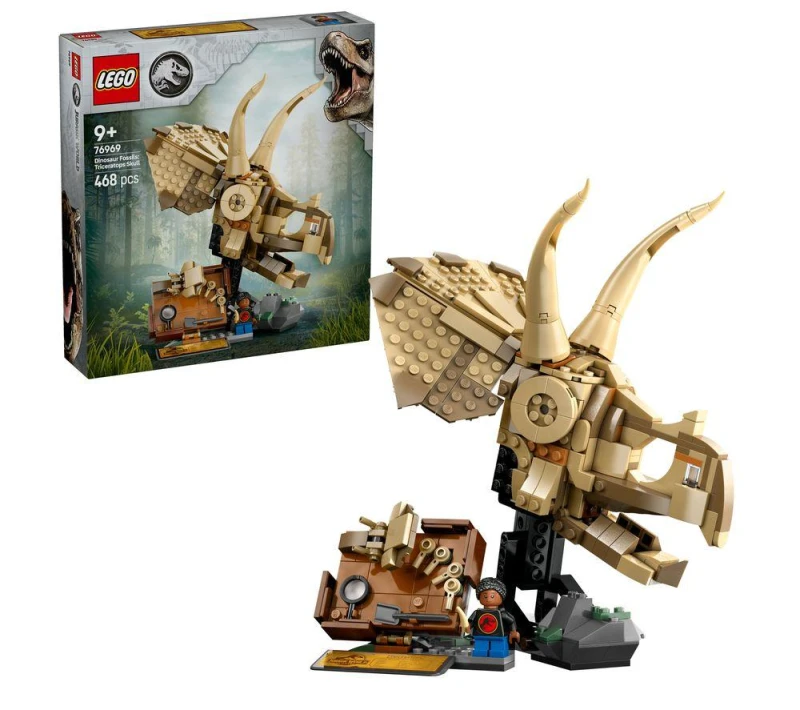Image of LEGO LEGO Jurassic World Dinosaur Fossil: Triceratops Skull 76969
