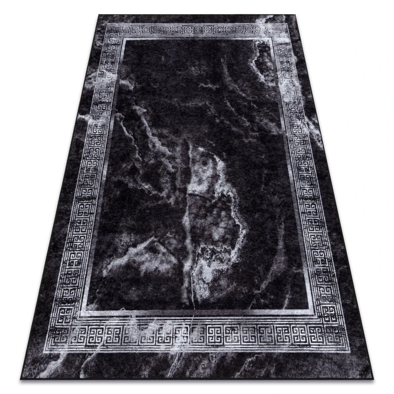 Image of RugsX Miro Rug in Black Size: 200cm x 290cm Black Unisex 200cm x 290 cm