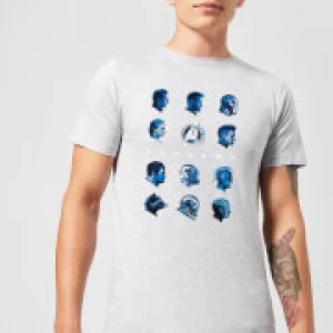 Image of Avengers: Endgame Heads Mens T-Shirt - Grey - M