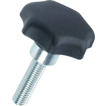 Image of GN6336.4-ST-40-M8-55 Star Knob; Polyamid; Bolt - Ganter