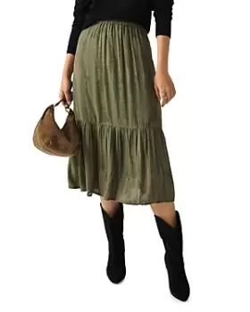 Image of ba & sh Kylie Tie Dye Midi Skirt