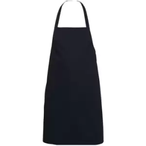 Image of Absolute Apparel Adults Workwear Full Length Apron (One Size) (Navy) - Navy