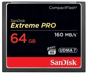 Image of SanDisk Extreme PRO Compact Flash 64GB Memory Card