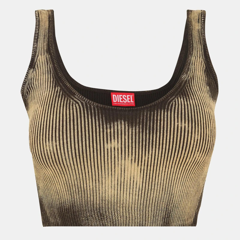 Image of Diesel Womens Deidra Lined Hoodie Black+Beige female 10