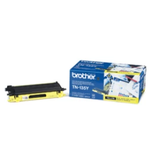 Image of Brother TN135 Yellow Laser Toner Ink Cartridge