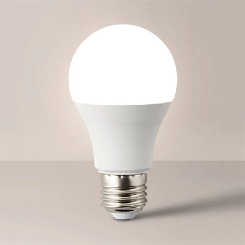 Image of ValueLights 8 Pack E27 White Thermal Plastic GLS LED 10W Warm White 3000K 800lm Light Bulb White