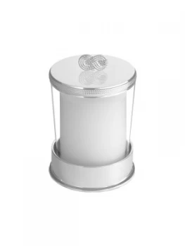 Image of Wedgwood Vera Wang Infinity Covered Candle on Base Red