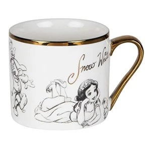 Image of Disney Classic Collectable New Bone China Mug - Snow White