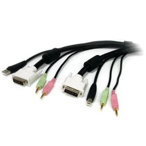 Image of Startech 6ft 4in1 USB DVI KVM Cable