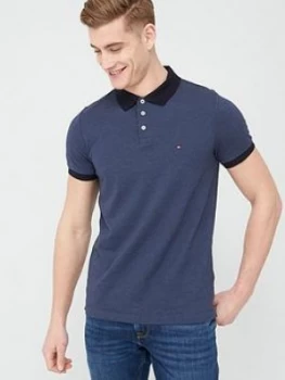 Image of Tommy Hilfiger Flex Sophisticated Slim Fit Polo Shirt - Desert Sky Navy