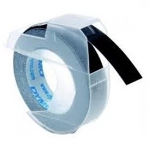 Image of Dymo S0898130 White on Black Embossing Tape