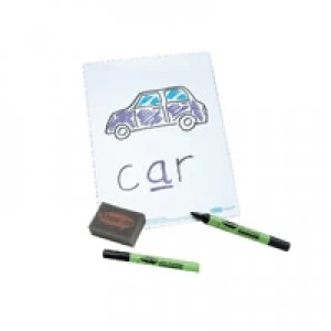 Image of Show-me Super Tough A4 Plain Whiteboards Pack of 35 CSRP