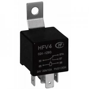 Image of Automotive relay 12 Vdc 40 A 1 change over Hongfa