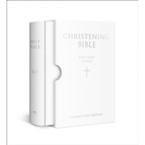Image of HOLY BIBLE: King James Version (KJV) White Compact Christening Edition