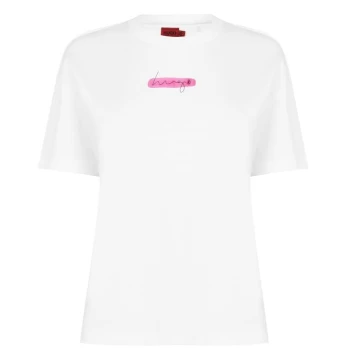 Image of Hugo Boss Logo Box T Shirt - White 972