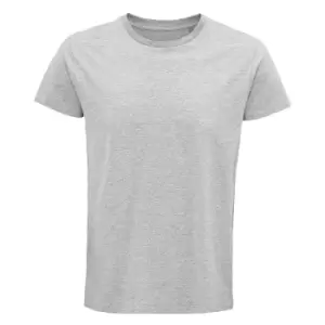 Image of SOLS Mens Crusader Organic T-Shirt (M) (Grey Marl)