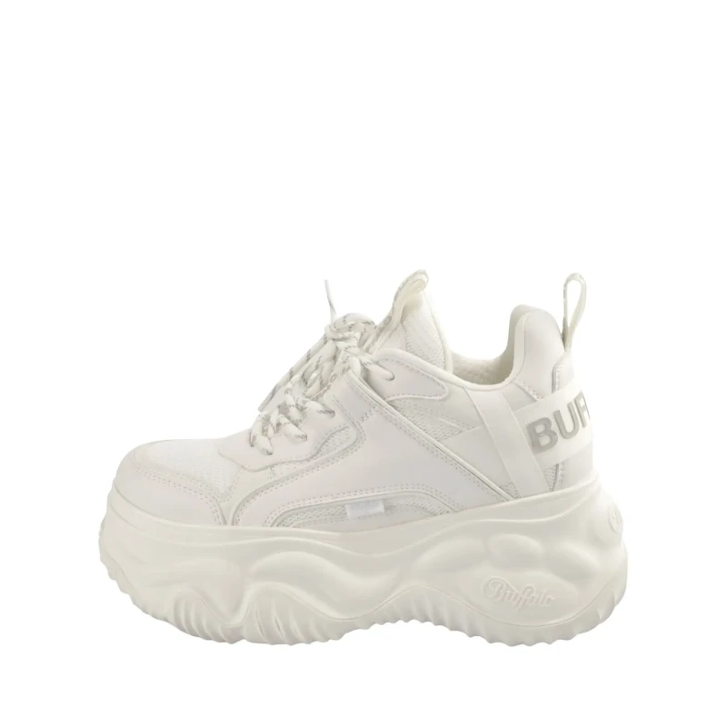 Image of Buffalo Womens Trainers Buffalo Blader Matcha - Vegan Nappa/Nubuck/Mesh Blanc Female 40