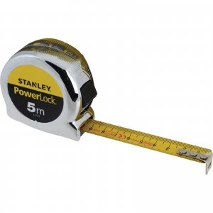Image of Stanley Classic Powerlock Tape Measure Metric 5m 19mm