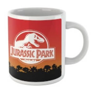 Image of Jurassic Park Sunset Logo Mug