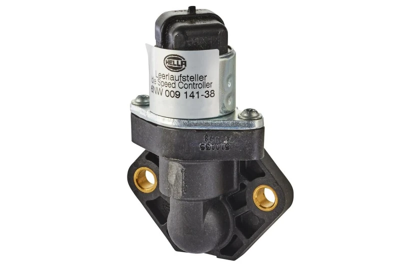Image of HELLA 6NW 009 141-381 Idle Control Valve Electric, with gasket/seal Idle Control Valve,air supply (1298)