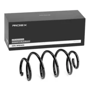 Image of RIDEX Coil spring VW 188C0173 1K0411105BG Suspension spring,Springs,Coil springs,Coil spring suspension,Suspension springs