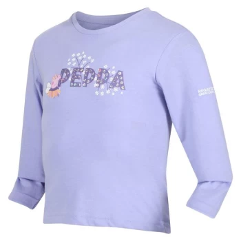 Image of Regatta Peppa L/S Graphic - Lilac Bloom