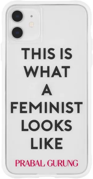 Image of iPhone 11 Prabal Feminist White Case