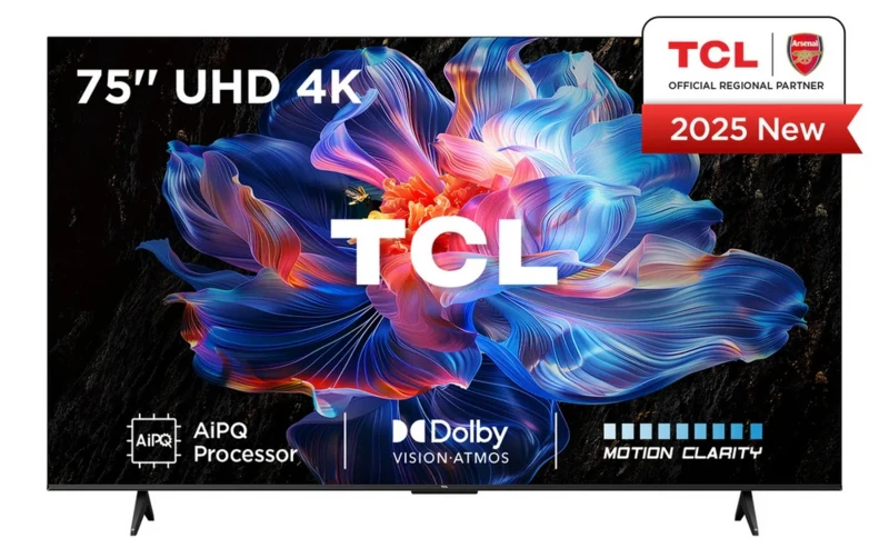 Image of TCL 75" 75V6C-UK Smart 4K Ultra HD LED TV