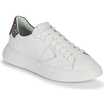 Image of Philippe Model TEMPLE womens Shoes Trainers in White,6.5,7.5