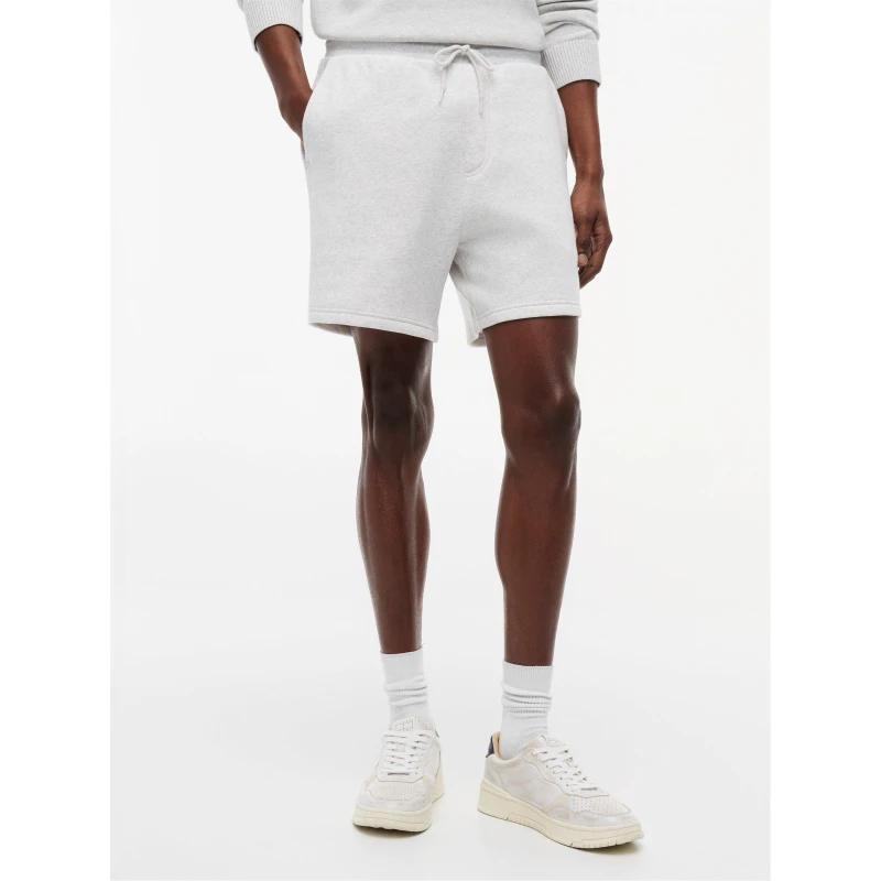 Image of Tommy Jeans TJ FlagFleece Short Sn63 Grey Heather male S