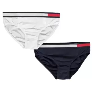 Image of Tommy Hilfiger Flag Band Bikini Briefs - White