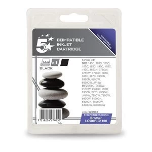 Image of 5 Star Office Brother LC1100 Black Ink Cartridge