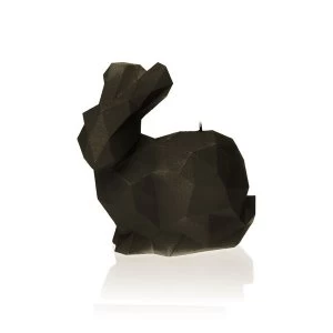 Image of Black Large Rabbit Candle