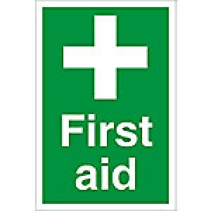 Image of First Aid Sign First Aid PVC 60 x 40 cm