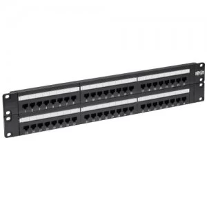 Image of Tripp Lite 48 Port 2U Rack Mount Cat6 Cat5 110 Patch Panel 568B RJ45 E