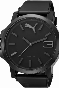 Image of Mens Puma PU10294 ULTRASIZE 50 - 100 Black Watch PU102941001