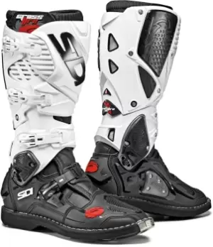 Image of Sidi Crossfire 3 Motocross Boots Black White