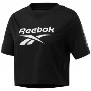 Image of Reebok Tape T Shirt Ladies - Black