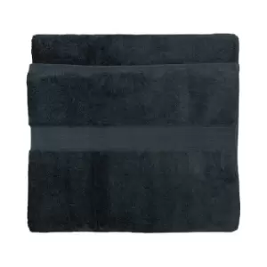 Image of Paoletti Cleopatra Egyptian Combed Cotton Hand Towel Navy