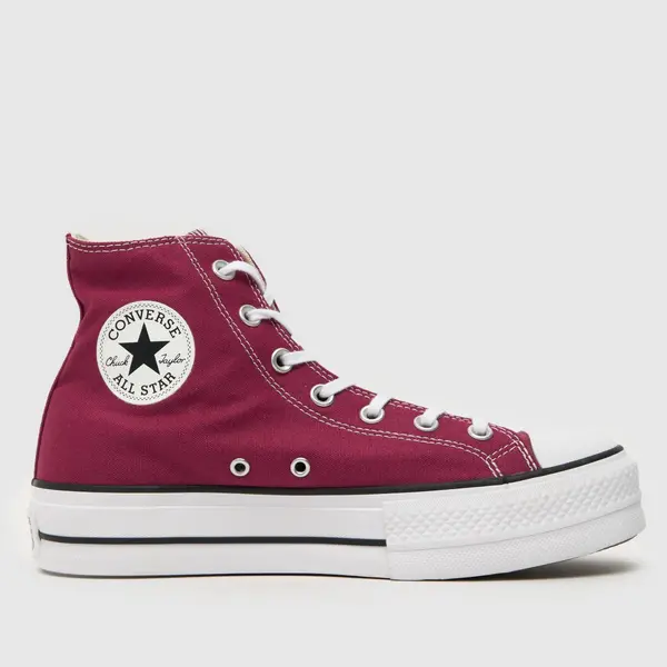 Image of Converse all star lift trainers in pink