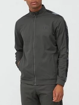 Image of Urban Armor Gear Sportstyle Tricot Camo Track Jacket - Green/Black