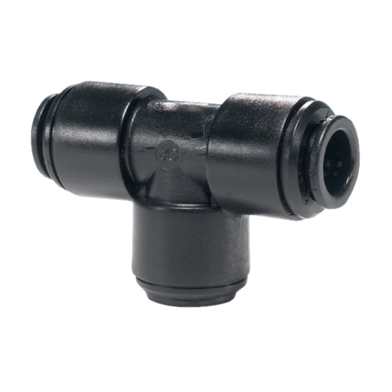 Image of John Guest 'Speedfit 12mm Union Tee' PM0212E Black